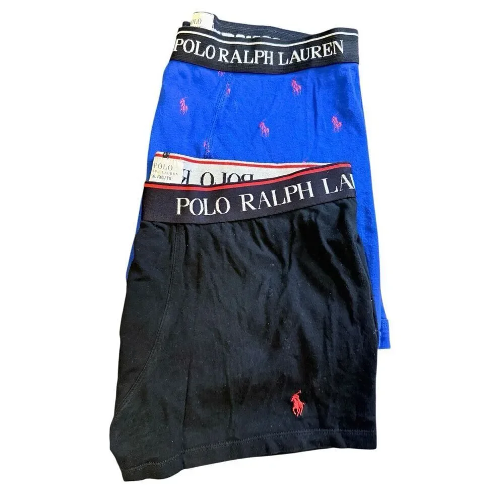Polo Ralph Lauren Classic Fit Boxer Briefs XL Set of 2 Comfort Soft